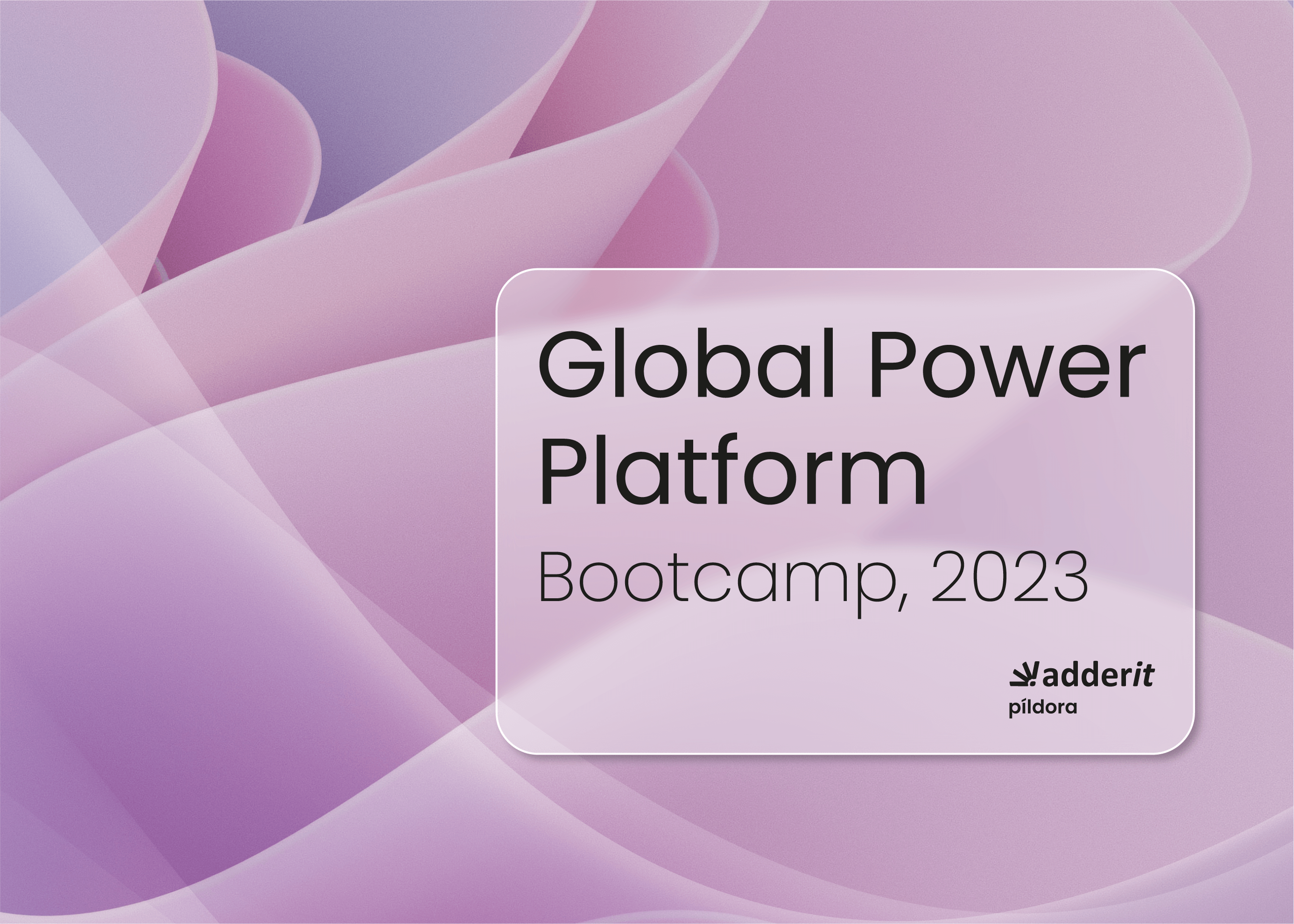 Power platform bootcamp-2023-Adderit