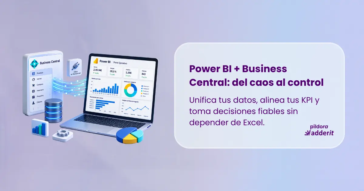 Integración de Business Central con Power BI para unificar datos, KPI e informes