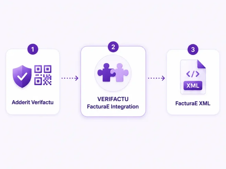 Proceso de integración entre Adderit Verifactu y FacturaE XML